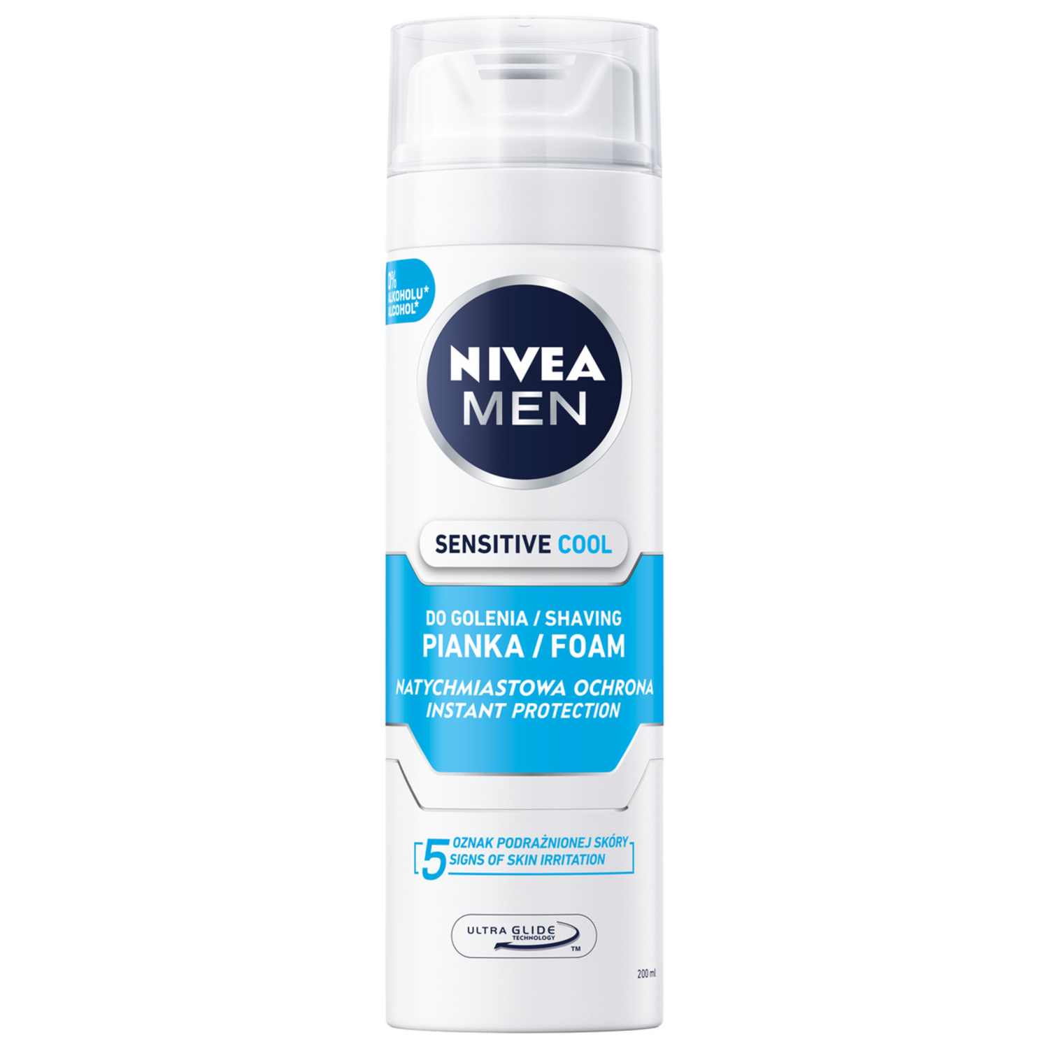 Nivea Men Sensitive охлаждающая пена для бритья, 200 мл - фото