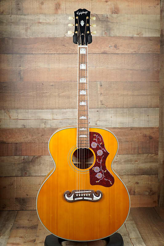 

Epiphone J-200 (все из цельного дерева; Fishman Sonitone) J-200 (All Solid Wood; Fishman Sonitone)