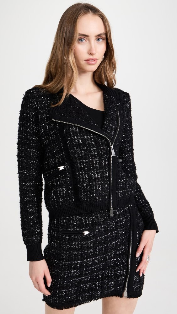 

Куртка SIMKHAI Alamdea Asymmetric Zip Up, черный