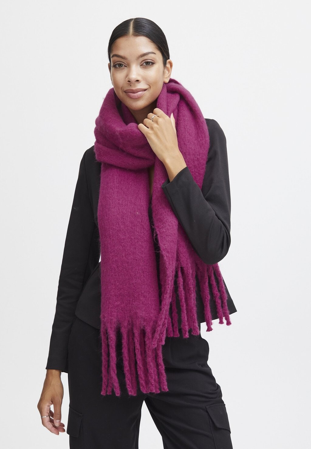 

Шарф b.young BAWILME, цвет festival fuchsia