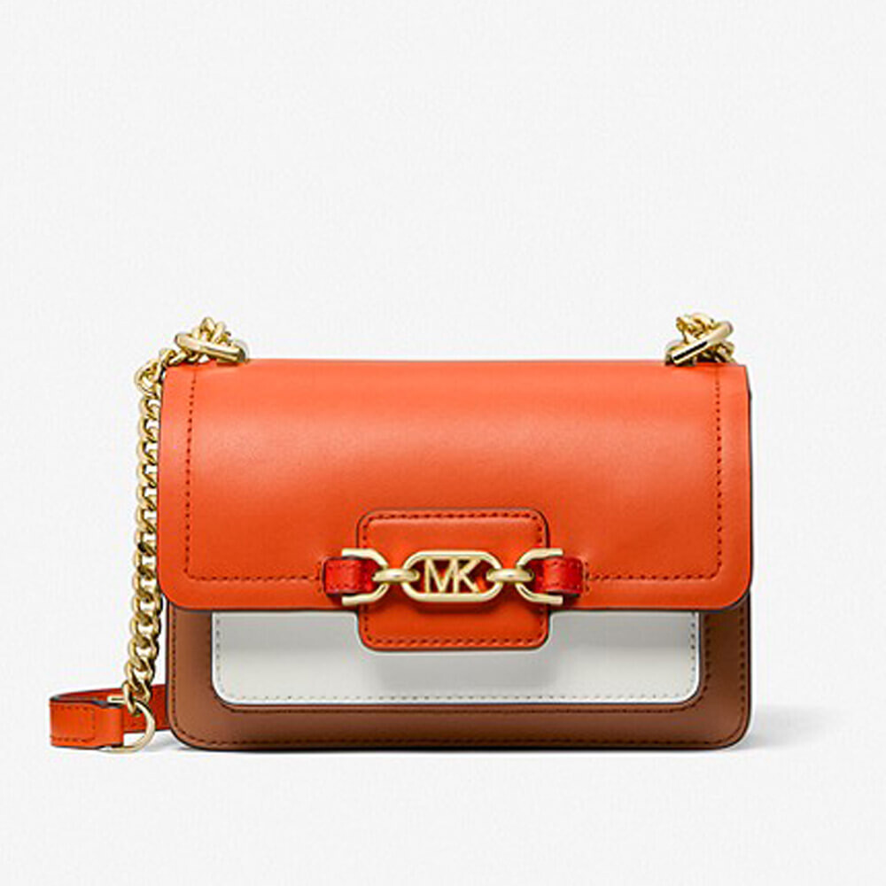 

Сумка кросс-боди Michael Michael Kors Heather Extra-Small Color-Block Leather, оранжевый/мультиколор