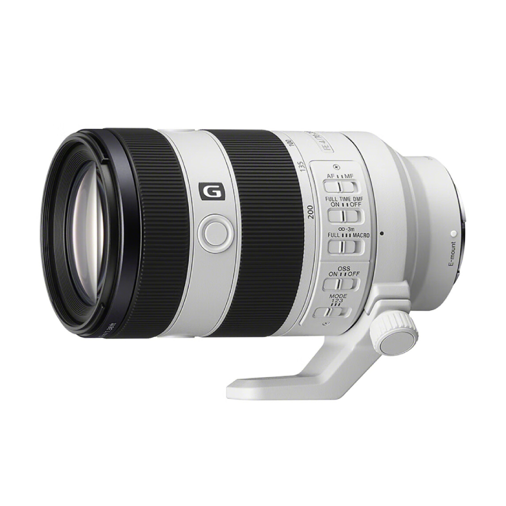 Объектив Sony FE 70-200mm F4 Macro G OSS II, SEL70200G2, белый/черный