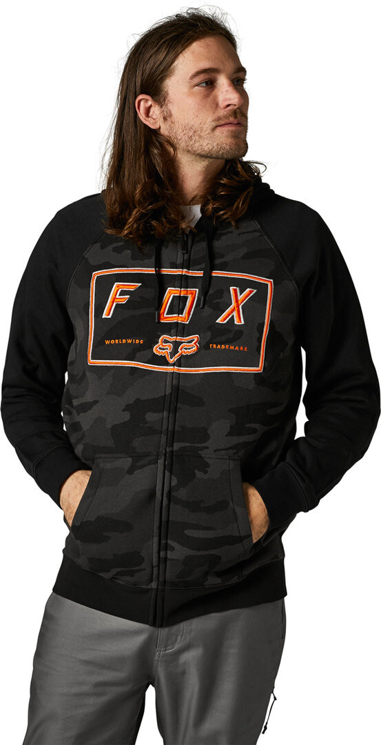 

Толстовка FOX Badger Camo, черный/серый/желтый