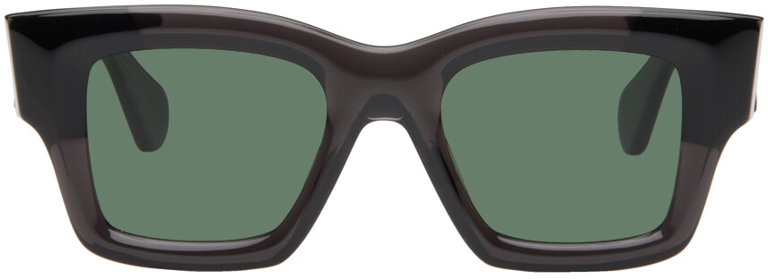 

Черные солнцезащитные очки Le Papier Les Lunettes Baci, разноцветные Jacquemus