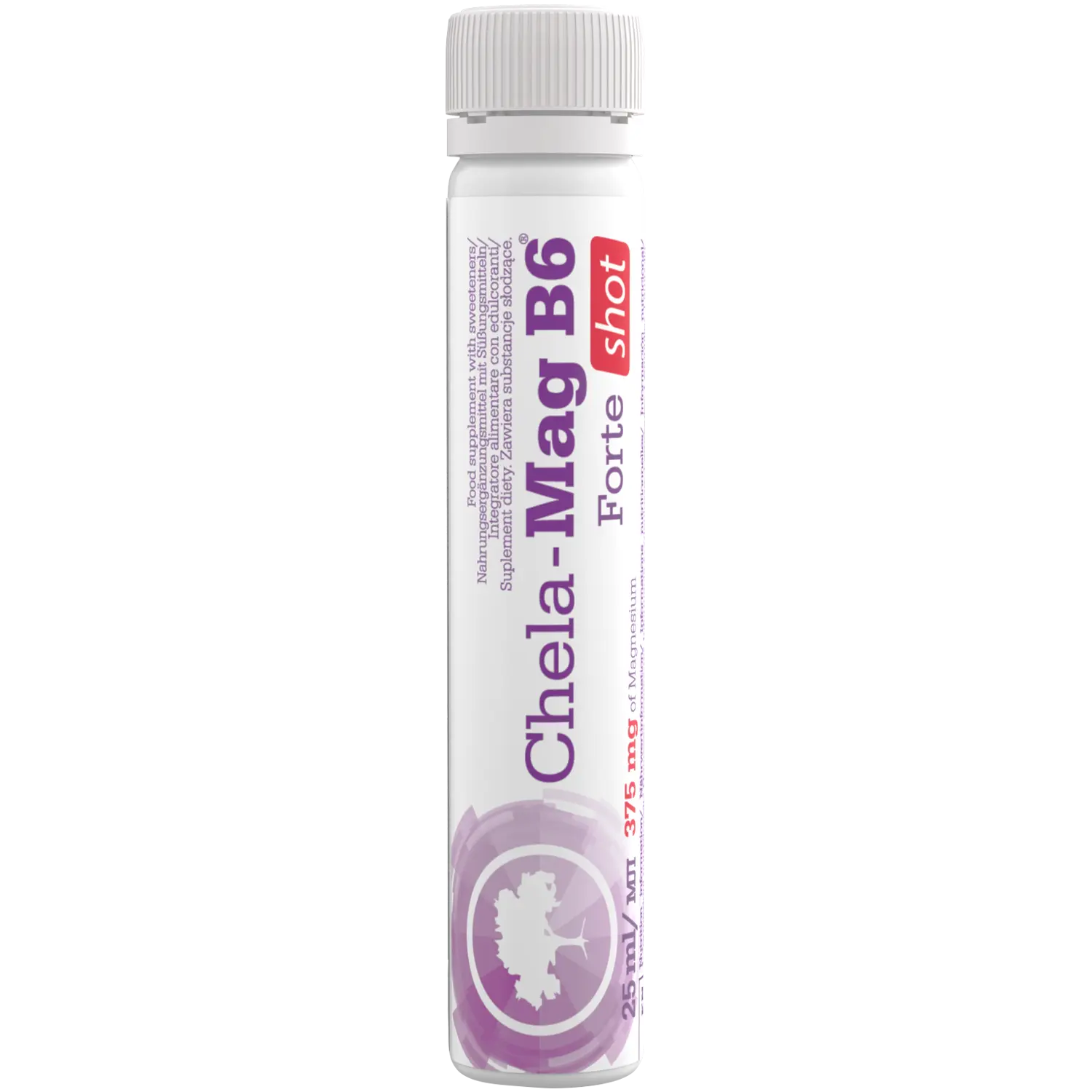 

Olimp Chela-Mag B6 Forte Shot пищевая добавка магний В6 со вкусом вишни, 25 мл