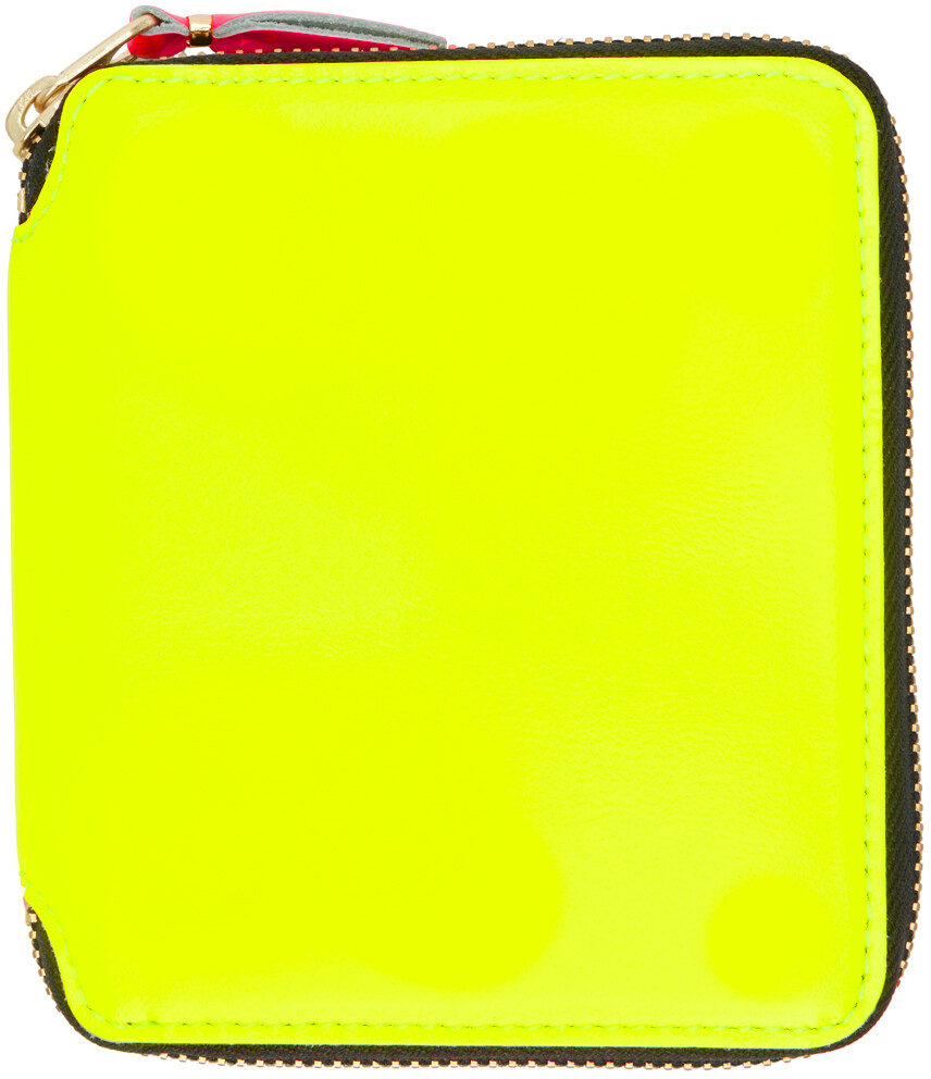 

Желтый бумажник Super Fluo Line Comme des Garçons Wallets
