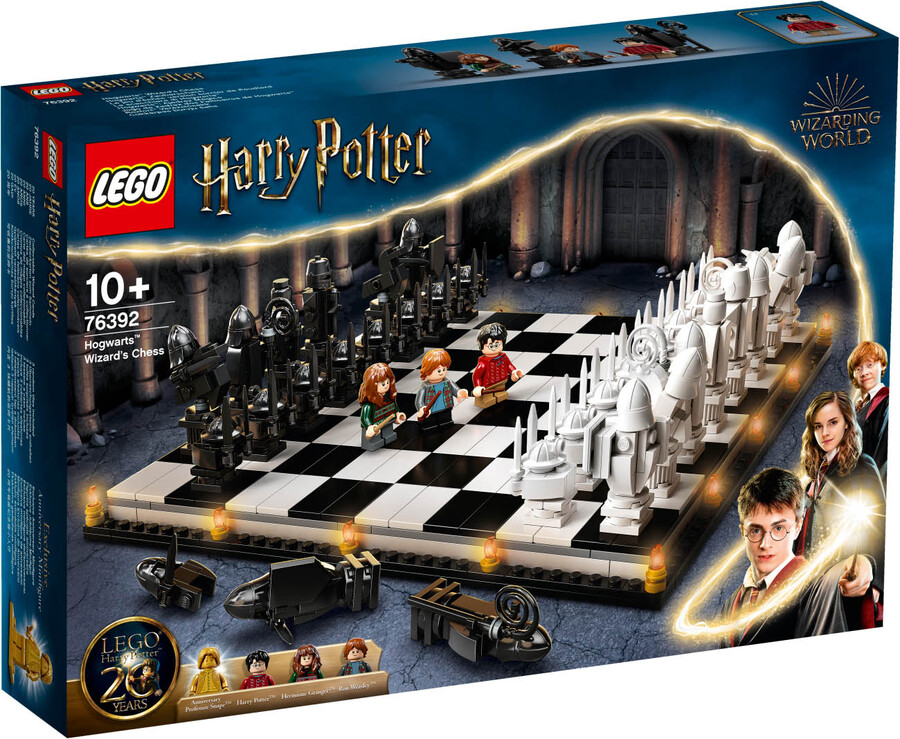 Конструктор Lego 76392 Harry Potter Волшебные шахматы Хогвартса конструктор lego harry potter 76401 двор хогвартса спасение сириуса