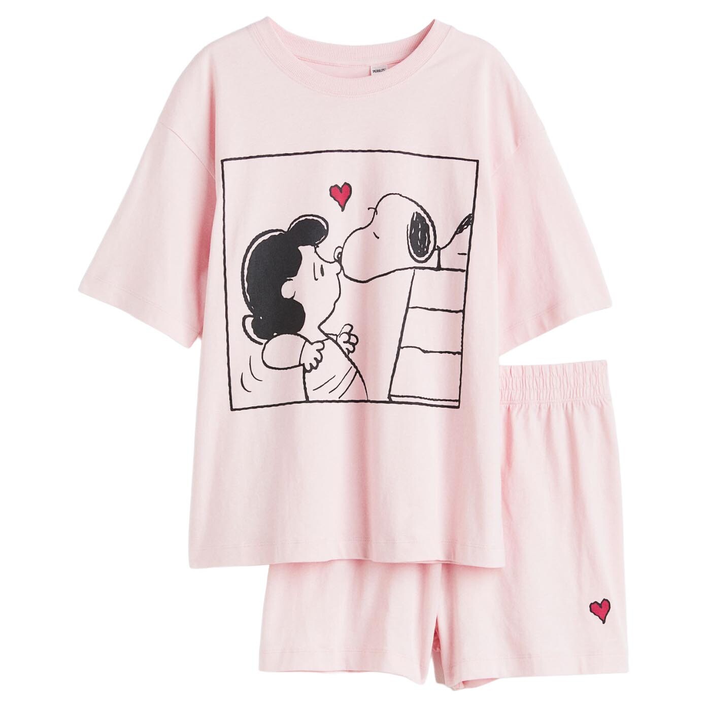 

Пижама H&M Snoopy Cotton Jersey, светло-розовый