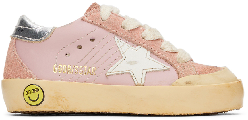 

Детские розовые кроссовки Super-Star Penstar Golden Goose