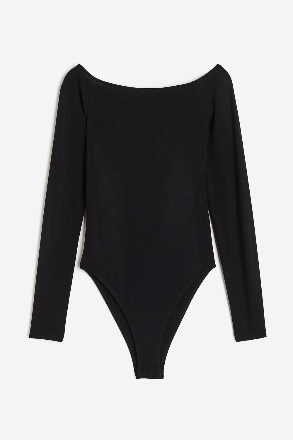 

Боди H&M Wide-cut Pull-on, черный