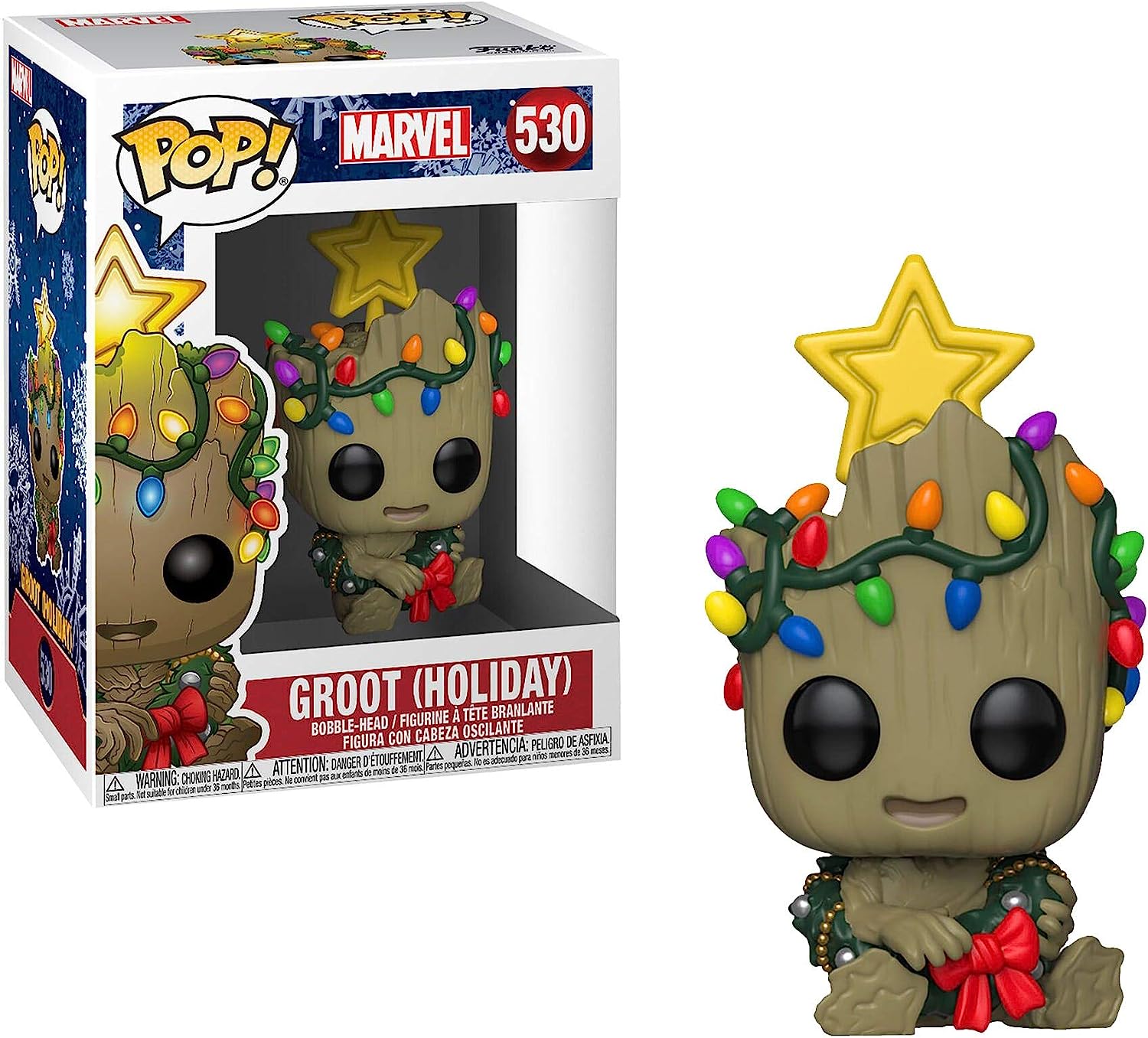 Фигурка Funko Pop! Marvel: Holiday - Groot with Wreath фигурка funko pop marvel holiday guardians of the galaxy groot