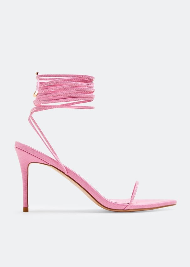 

Сандалии FEMME LA 3.0 Barely there lace-up sandals, розовый