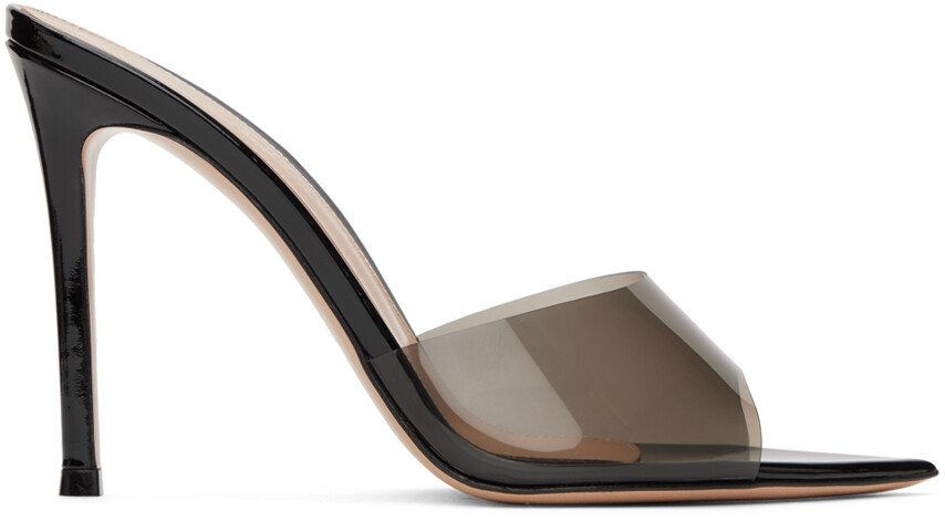 

Черные босоножки на каблуке Elle 85 Gianvito Rossi