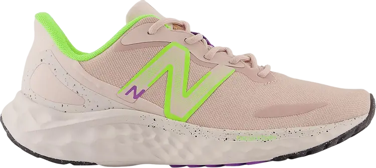 

Кроссовки New Balance Wmns Fresh Foam Arishi v4 Wide 'Dusted Clay Pixel Green', розовый