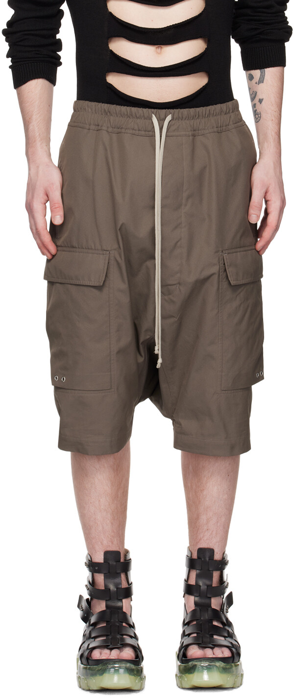 

Серые шорты Cargo Pods Rick Owens