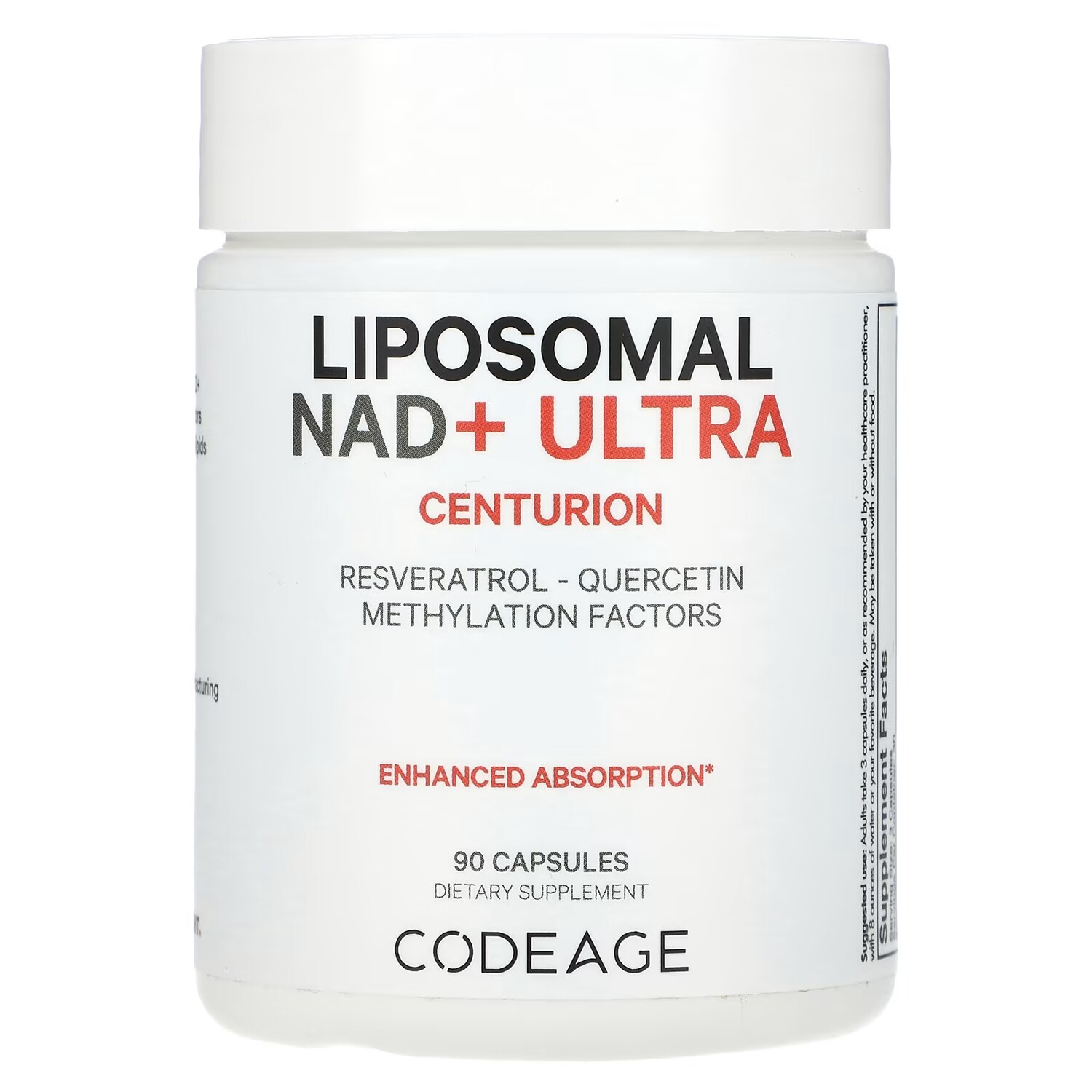 

Витамины Codeage NAD+ Ultra Centurion, 90 капсул