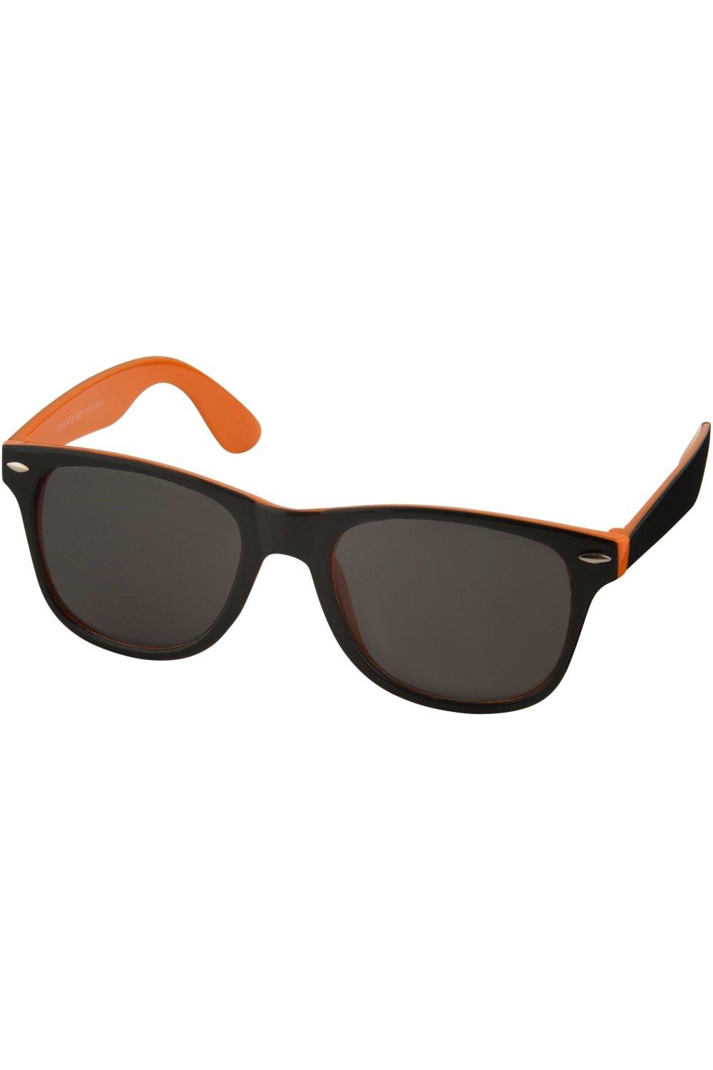 Солнцезащитные очки Sun Ray — черные с яркими акцентами (2 шт. в упаковке) Bullet, оранжевый цена и фото