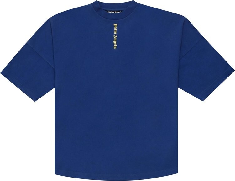 

Футболка Palm Angels NS Logo Over Tee 'Navy', синий
