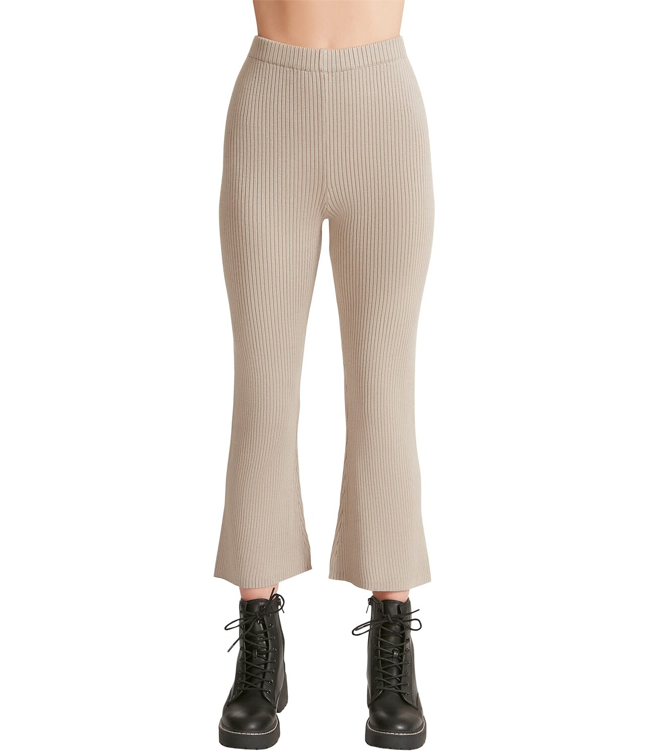 

Брюки Madden Girl, Rib Cropped Flare Sweater Pants