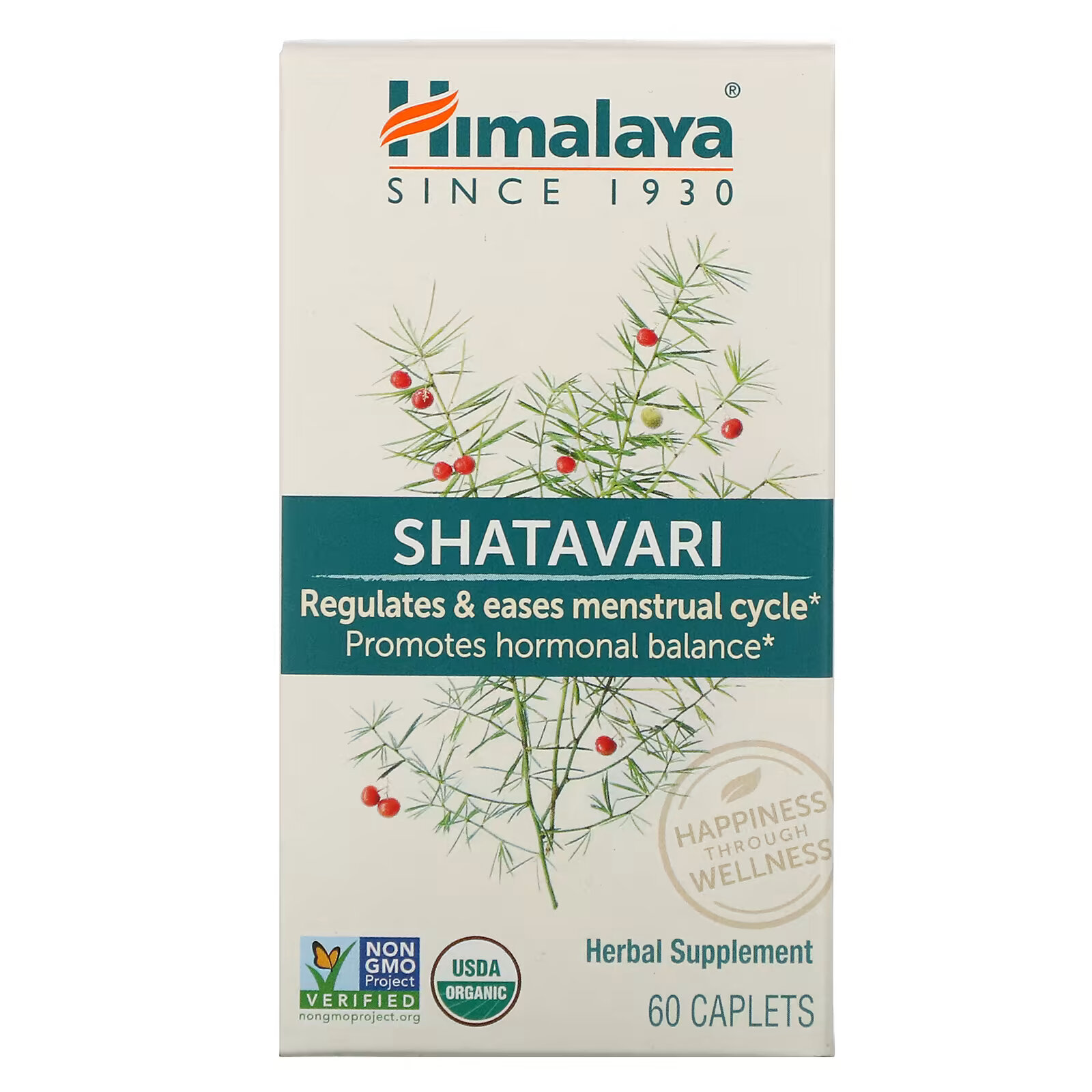 Himalaya, Шатавари, 60 капсуловидных таблеток органические шатавари himalaya 60 капсул
