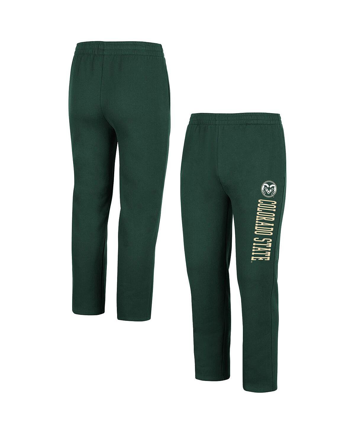 Мужские зеленые флисовые брюки colorado state rams Colosseum, зеленый