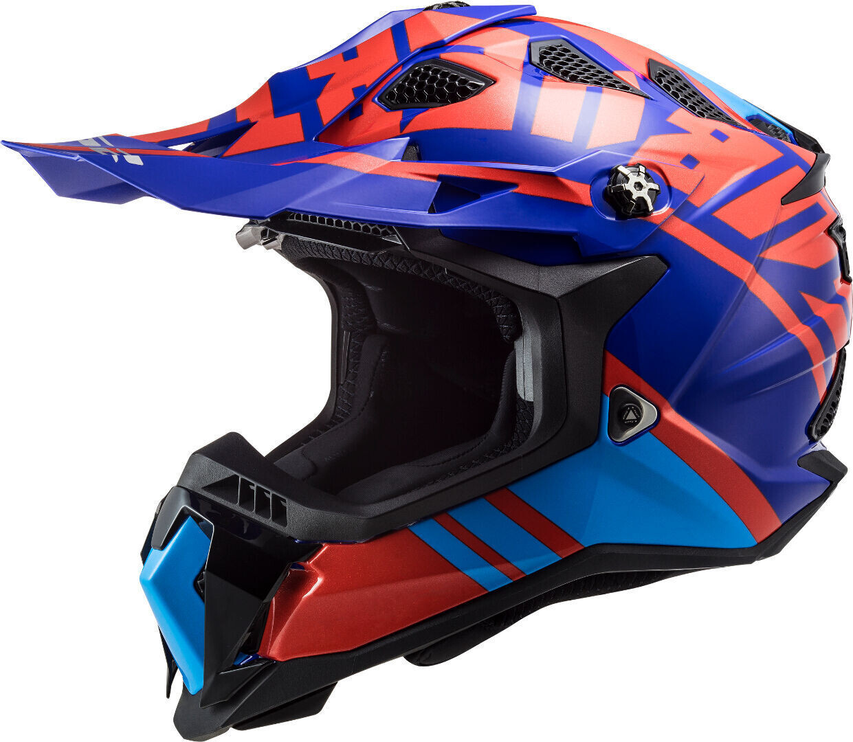 

Шлем LS2 MX700 Subverter Evo Gammax для мотокросса, красно-синий