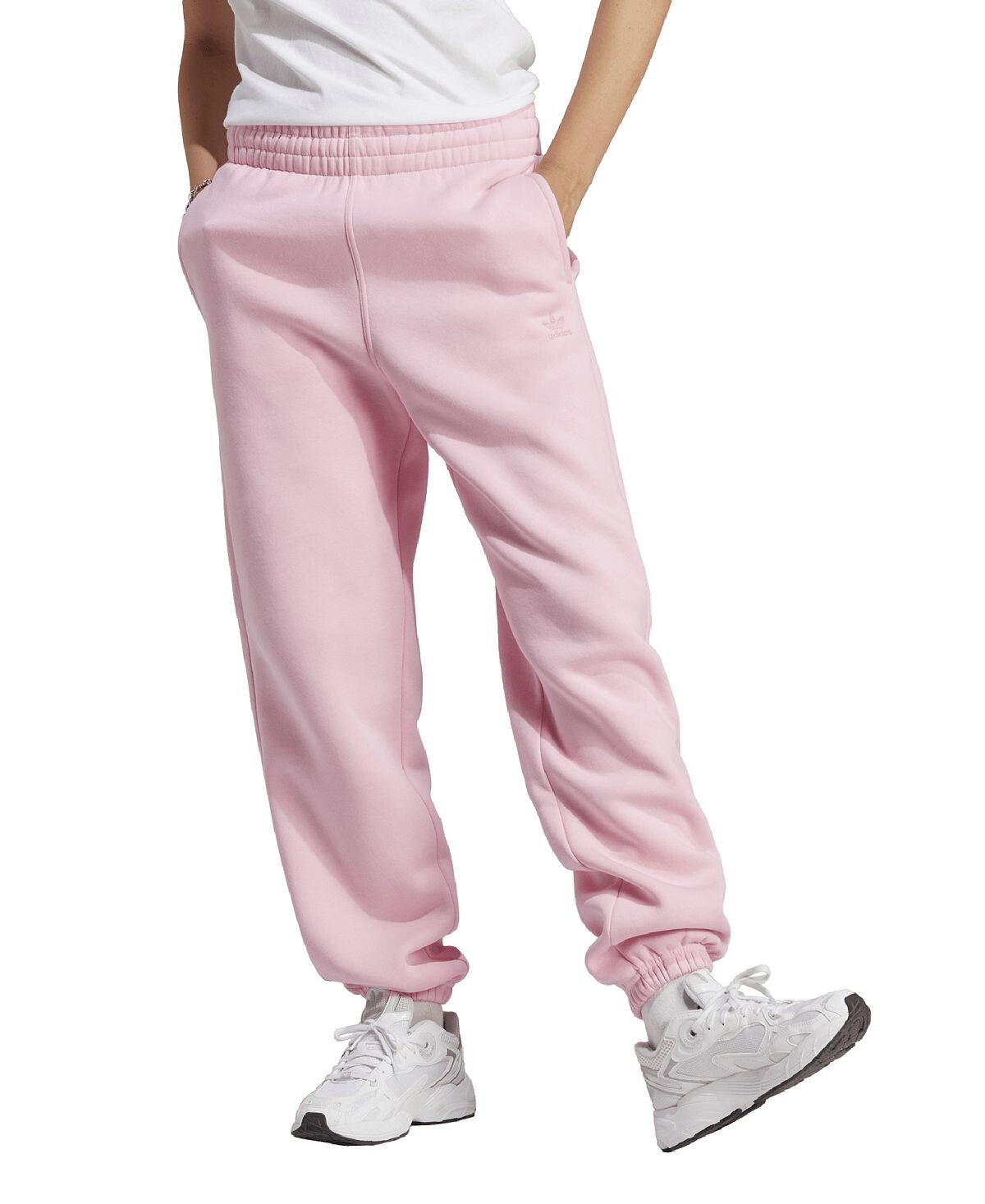 

Женские флисовые джоггеры essentials с высокой посадкой adidas, мульти