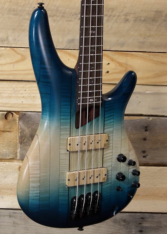 

Ibanez Premium SR4CMLTD 4-струнная бас-гитара Карибский остров с чехлом Premium SR4CMLTD 4-String Bass Caribbean Islet w/ Gigbag