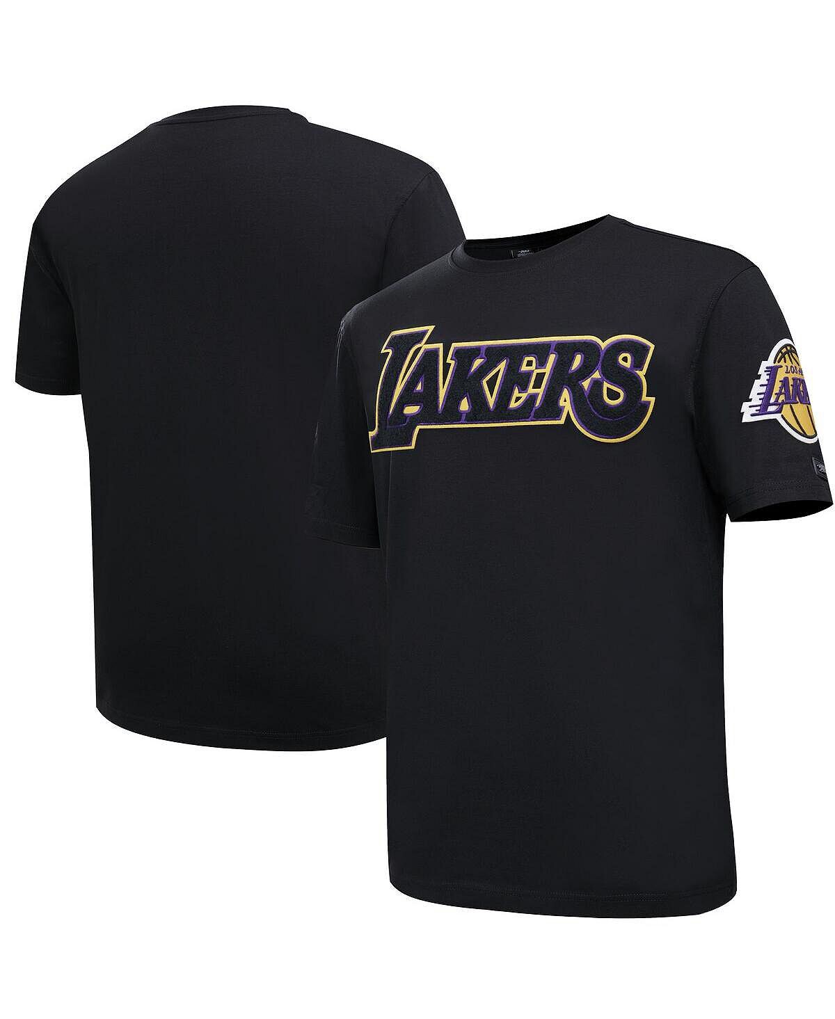 

Мужская черная футболка los angeles lakers из шенилла Pro Standard, черный