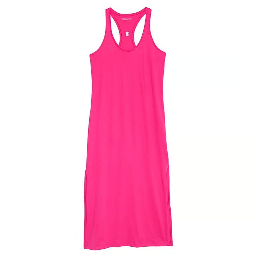 цена Ночная рубашка Victoria's Secret Tank Maxi, ярко-розовый