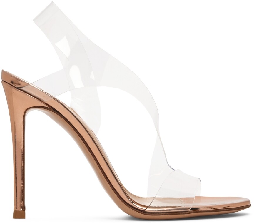 

Розовые туфли на каблуке Metropolis 105 Gianvito Rossi