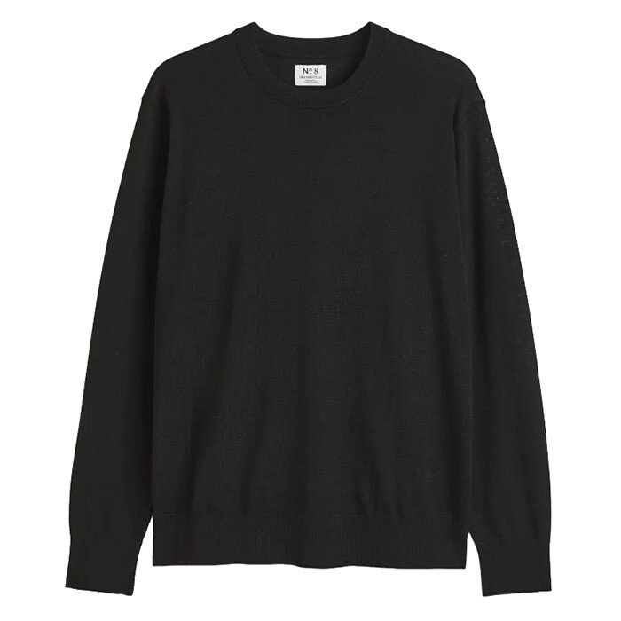 

Джемпер H&M Essentials No 8: The Crewneck, черный