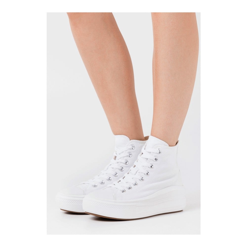 Кроссовки Converse Chuck Taylor All Star Move, white/natural ivory/black - фото