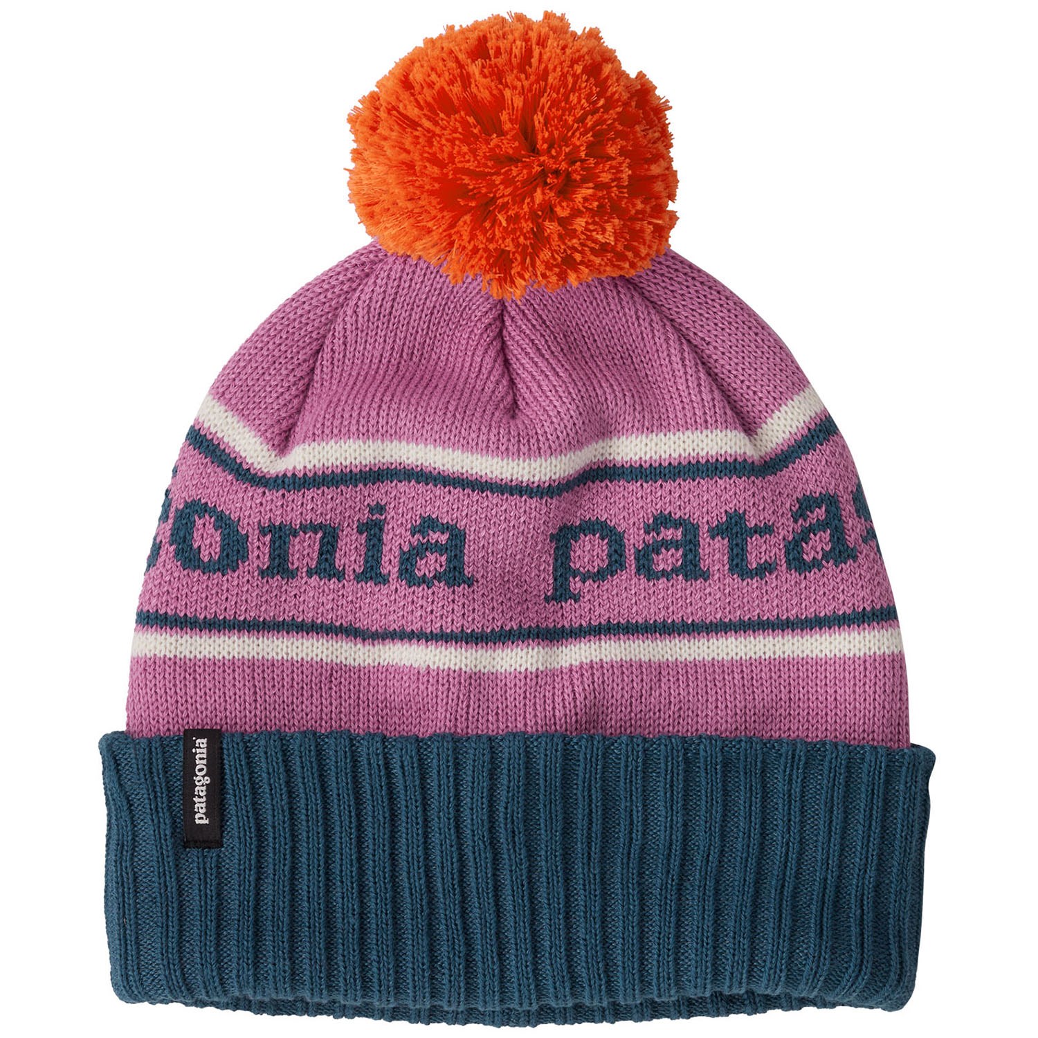 Шапка детская Patagonia Powder Town, розовый шапка детская patagonia powder town мультиколор