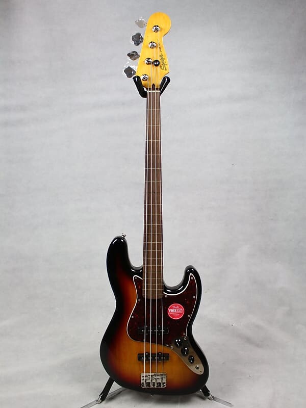 

Fender Squier Classic Vibe '60s Jazz Bass Безладовая накладка на гриф Laurel, 3 цвета Sunburst Classic Vibe '60s Jazz Bass Fretless