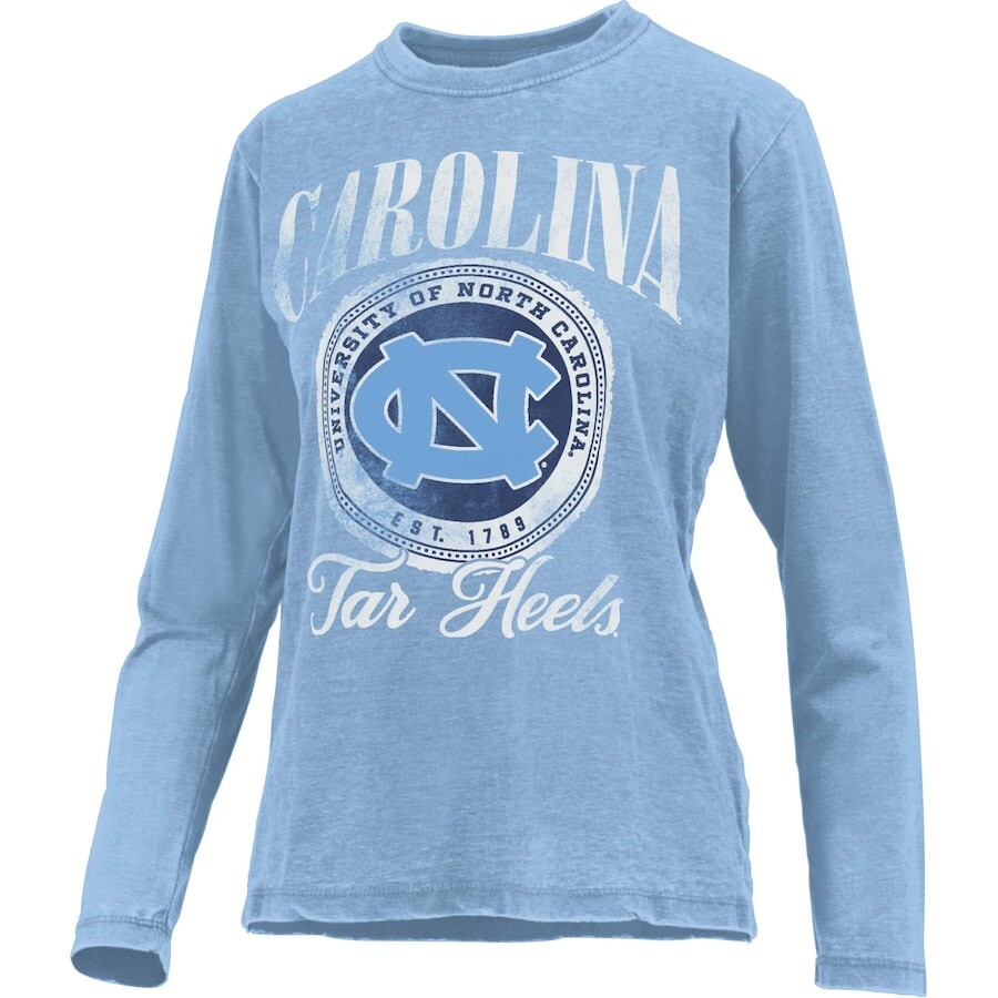 

Футболка с длинным рукавом Pressbox North Carolina Tar Heels, синий