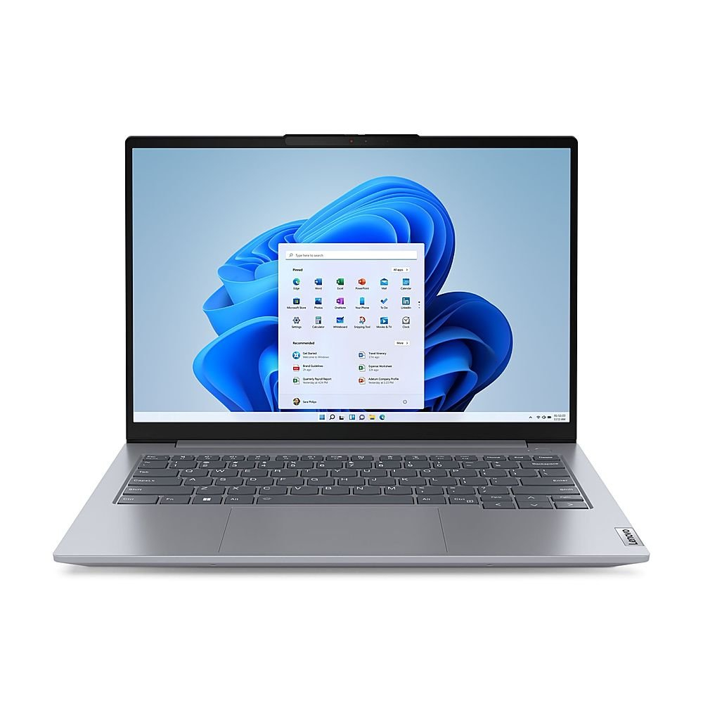 Ноутбук Lenovo ThinkBook 14 G6 ABP, 14, 16 ГБ/512 ГБ, R7-7730U, AMD Radeon, серый, английская клавиатура ноутбук lenovo thinkpad t14 14 16 гб 512 гб amd r7 6850u amd radeon 680m чёрный английская клавиатура