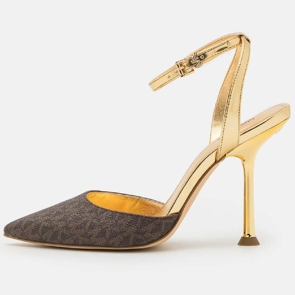 

Туфли-лодочки Michael Kors Imani, коричневый/золотой