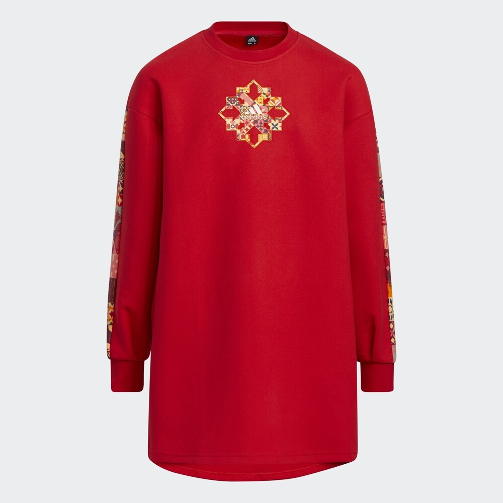 

Платье adidas CNY HC, красный
