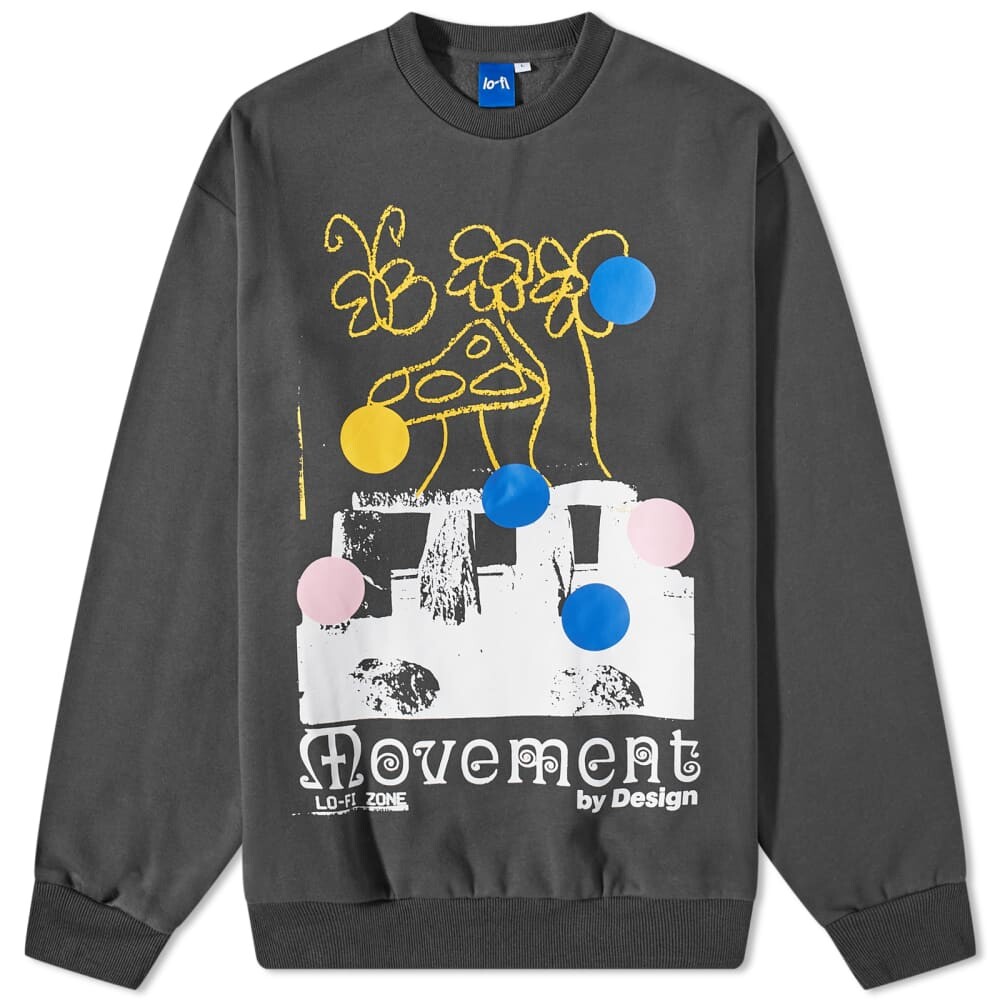 

Толстовка Lo-Fi Movement by Design Crew Sweat, Серый