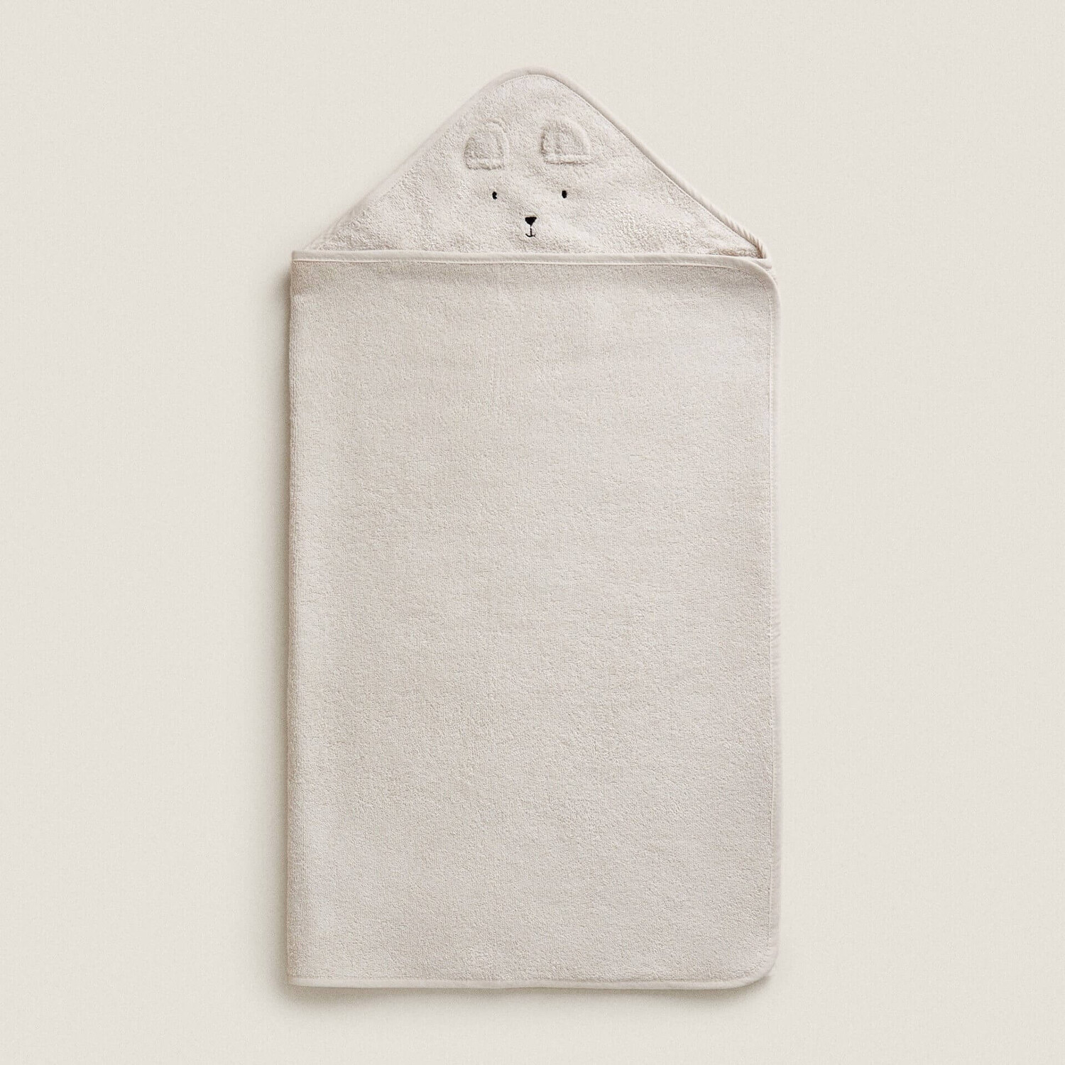 

Полотенце с уголком Zara Home Hooded With Ears, серый
