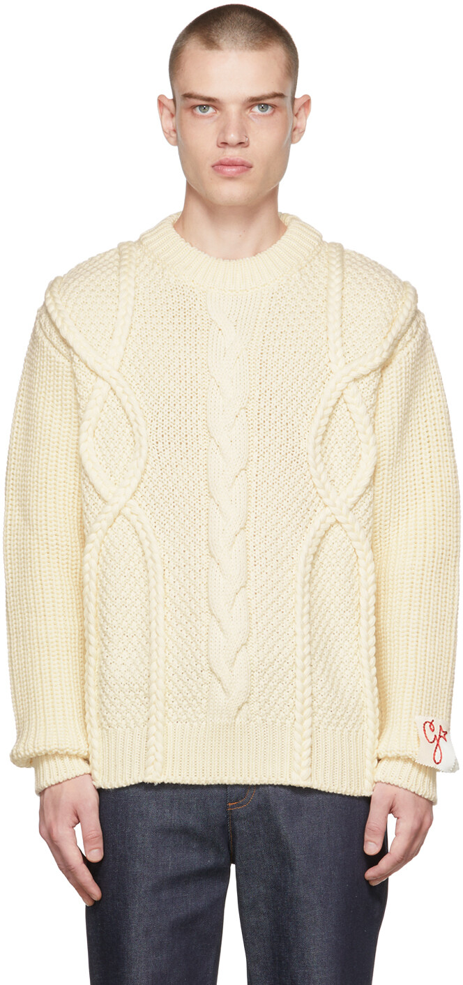 

Вязаный свитер Off-White Golden Goose, Белый