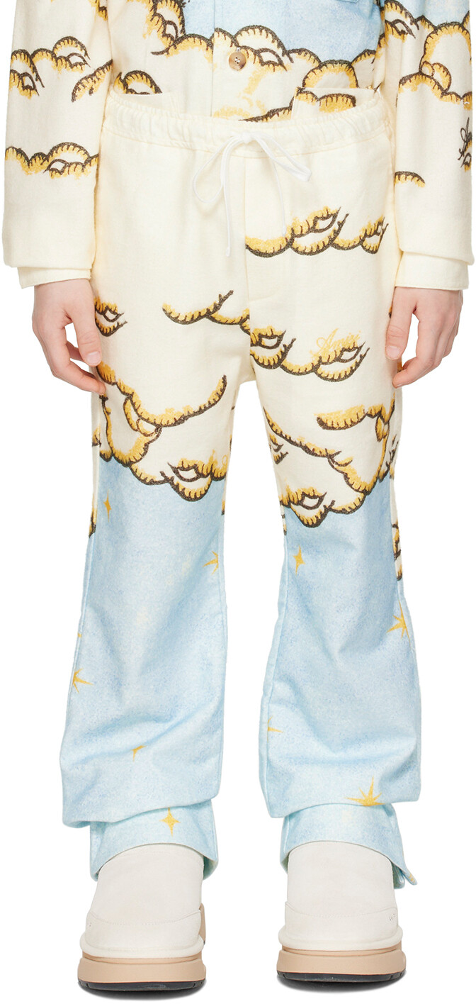 

Детские синие брюки Sunscape Lounge AMIRI