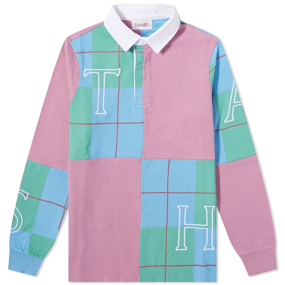 

Футболка Thames Letters Rugby Shirt, Розовый