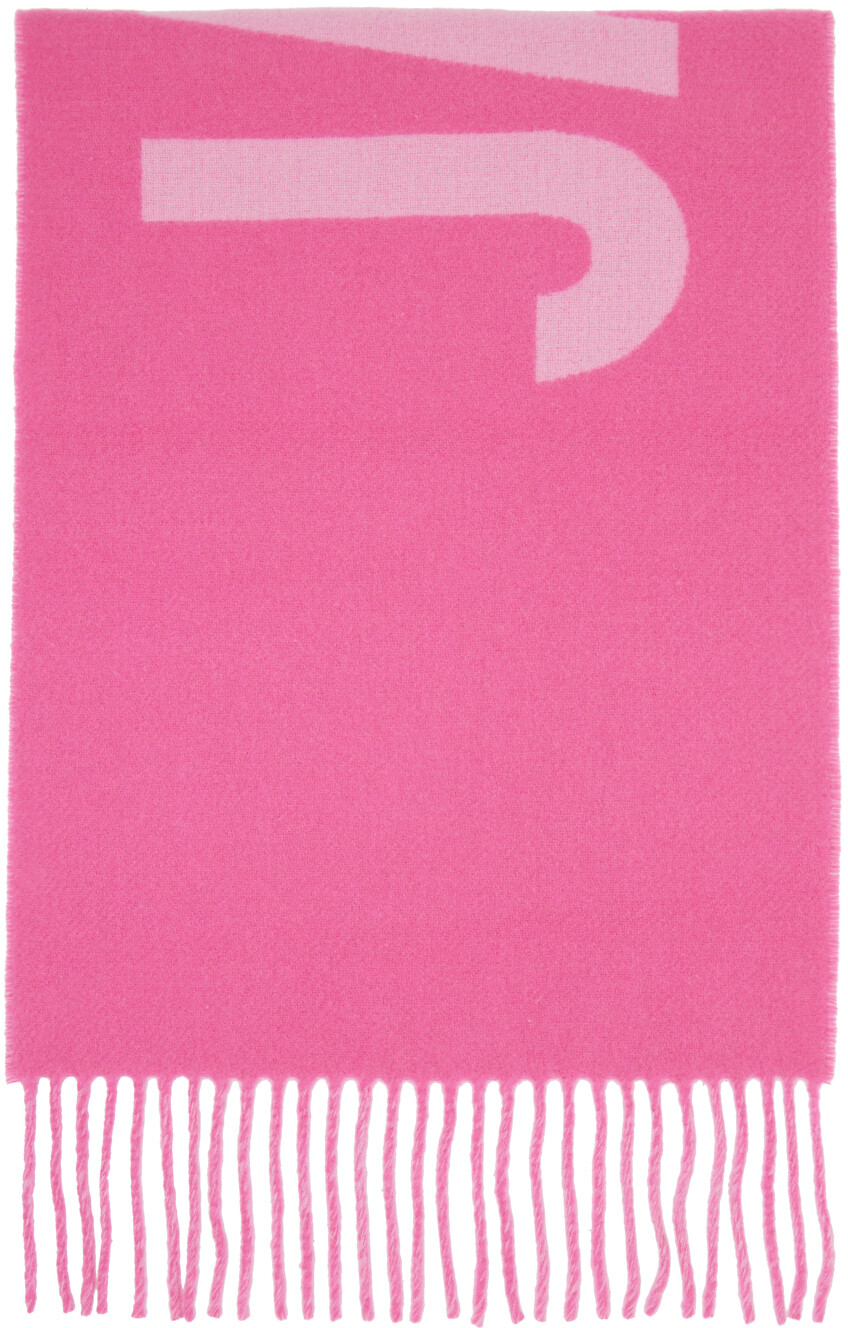 

Розовый шарф Le Papier 'L'Echarpe Jacquemus'