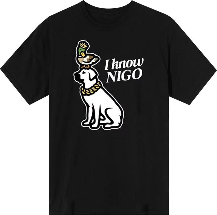 

Футболка I Know Nigo Dog Tee (New York Pop Up) 'Black', черный