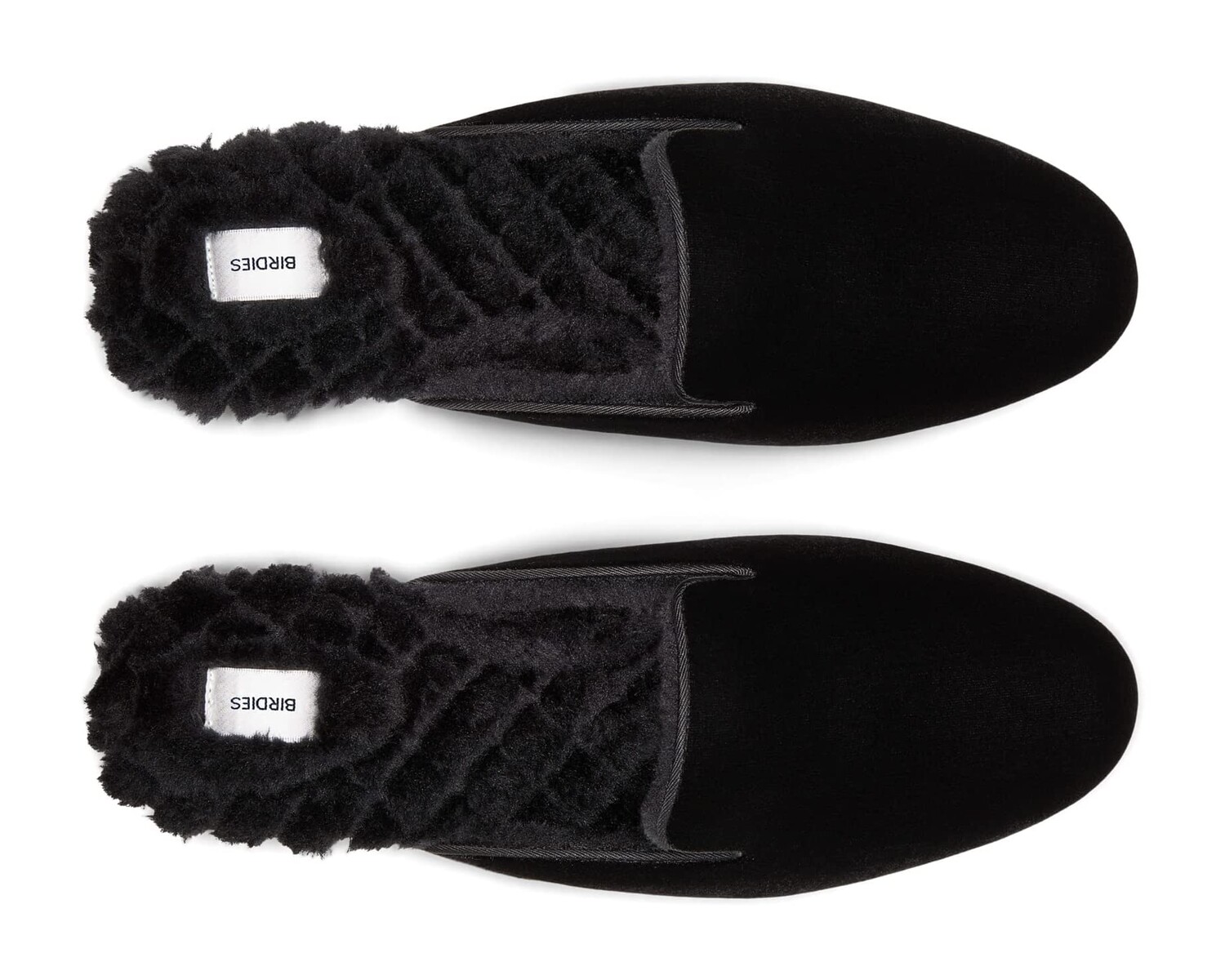 

Лоферы Phoebe Velvet Mule Birdies, черный