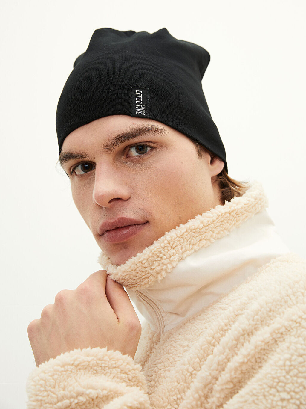 

Мужская трикотажная шапка с принтом этикеток LCW Accessories
