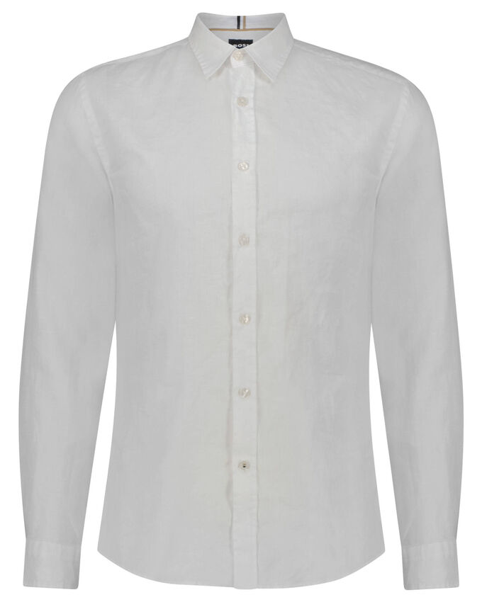 Рубашка Roan Kent приталенного кроя Boss, белый