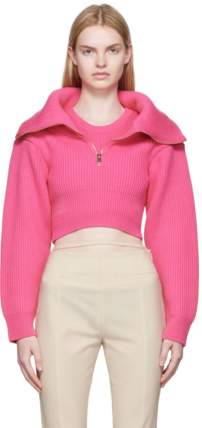 

Розовый свитер La Maille Risoul Jacquemus